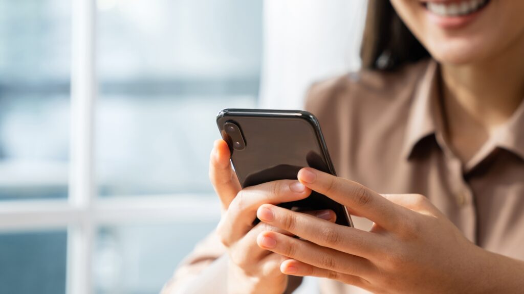 personne sur le téléphone